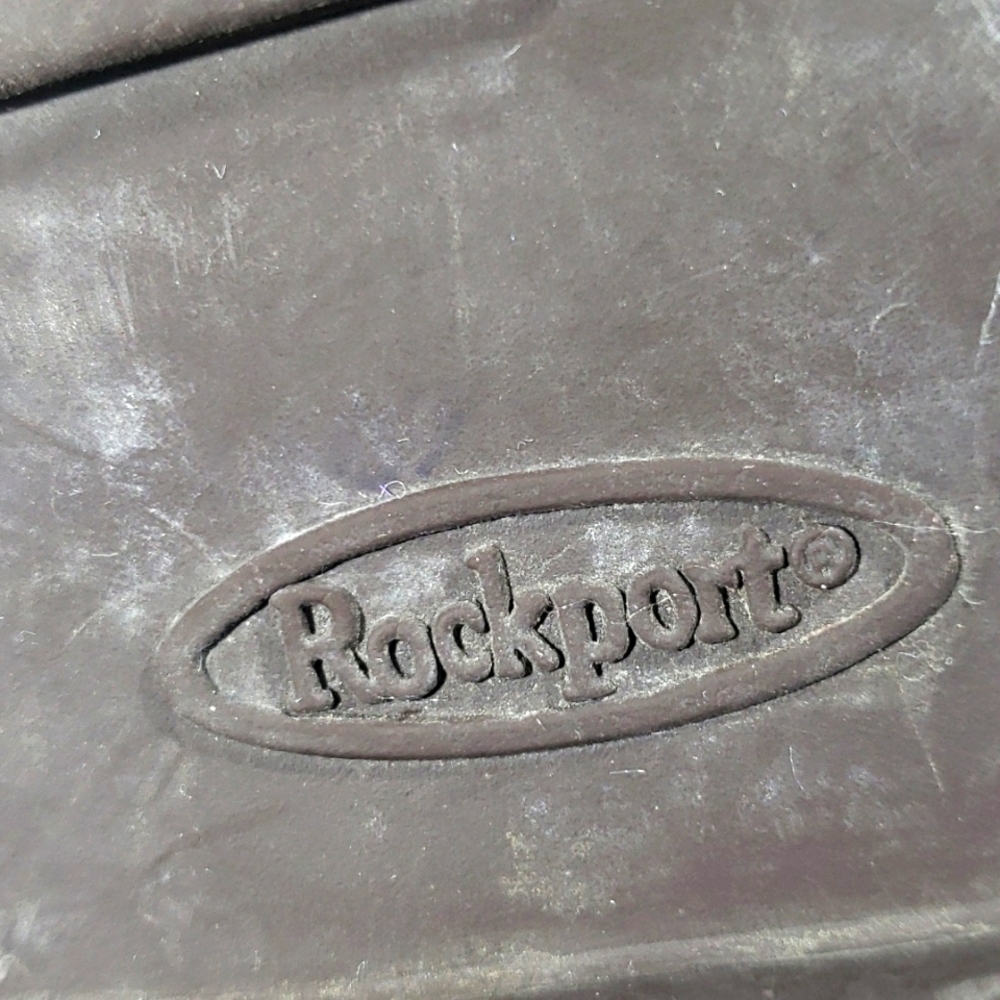 Vintage Rockport Chocolate Brown Leather Ankle Booties Size 7M - Picture 8 of 17